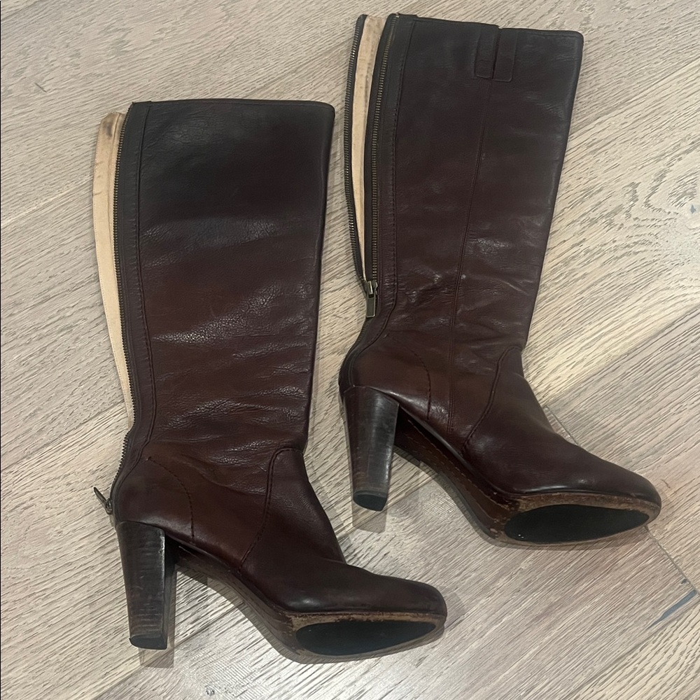 Frye Women's Brown Heeled Boots